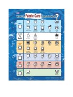 care label   nhãn hướng dẫn giặt ủi trong may mặc 