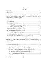 Ứng dụng công nghệ CADCAM trong thiết kế và gia công chi tiết cơ khí