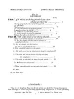 TÍNH TOÁN THIẾT KẾ HỆ THỐNG DẪN ĐỘNG PHANH HƠI