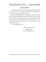 Chuẩn hoá một số hàm sóng 