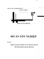 Nghiên cứu một số thông số của collector mặt trời kiểu tấm phẳng trong hệ thống sấy