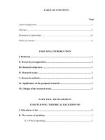 The effects of warm up activitives on motivating students to participate in speaking lesson at grade 10 nonmajor students at thuan thanh high school 
