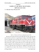 NGHIÊN CỨU HỆ THỐNG TRUYỀN ĐỘNGTRÊN ĐẦU MÁY D12E