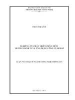Nghiên cứu phát triển phần mềm hướng hành vi ứng dụng công cụ behat 