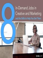 8 in demand jobs in creative and marketing 