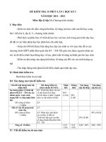 Bộ đề kiểm tra 15 phút môn Địa lý lớp 11