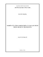 Nghiên cứu công nghệ số hóa và tạo lập chỉ số trong hệ quản trị nội dung 