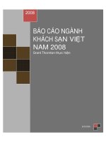Vietnam hospitality industry report   báo cáo ngành khách sạn việt nam