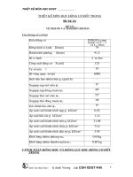 THIẾT KẾ MÔN HỌC ĐỘNG CƠ ĐỐT TRONG