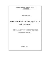 phép dời hình và ứng dụng của nó trong en 