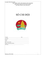 Sổ chi đội 2015   2016