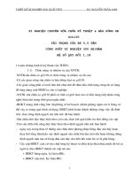 THIẾT KẾ XÍ NGHIỆP SẢN XUẤT Ô TÔ