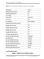 THIẾT KẾ MÔN HỌC ĐỘNG CƠ ĐỐT TRONG