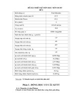 ĐỒ ÁN MÔN HỌC THIẾT KẾ ĐỘNG CƠ ĐỐT TRONG