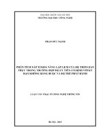 Phân tích xấp xỉ khả năng lập lịch của hệ thời gian thực trong trường hợp độ ưu tiên cố định với kỳ hạn không ràng buộc và độ trễ phát hành 