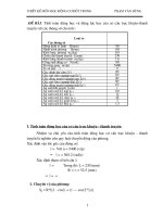 Tính toán động học động lực học cấu trục khuỷu-thanh truyền với thông số cho trước