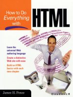 How to do everything with html 