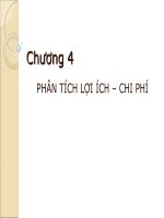 Phân Tích Lợi Ích – Chi Phí