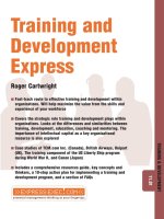 Capstone training and development express 2003 