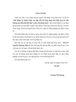 giải pháp kỹ thuật nâng cao đập đất do ảnh hưởng của biến đổi khí hậu và như cầu sử dụng nước