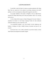 Common errors in the use of the definite article  the made by the students in grade 11 at yen lac high school 