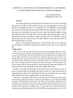 Ảnh hưởng của lịch tưới ở các giai đoạn sinh trưởng của các cây ngô đường và xác định thời kỳ tới hạn nước dựa trên chỉ số ngày khô hạn