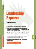 Capstone 08 01 leadership express 