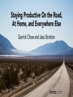 Staying productive on the road, at home, and everywhere else 