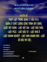 Pháp Luật Trong Quản Lý Đầu Tư Và Quản Lý Chất Lượng Công Trình Xây Dựng