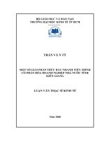 Một số giải pháp thúc đẩy nhanh tiến trình cổ phần hóa doanh nghiệp nhà nước tỉnh kiên giang