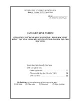 skkn xây DỰNG và sử DỤNG bài tập CHƯƠNG “ ĐỘNG học CHẤT điểm ’’ vật lí 10  NHẰM rèn LUYỆN kĩ NĂNG GIẢI bài tập CHO học SINH 