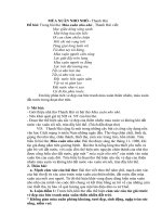 Phân tích tác phẩm Mùa xuân nho nhỏ