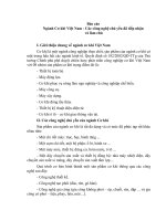 Báo cáo công nghệ cơ khí chi tiết lĩnh vực