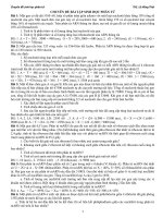 BÀI tập SINH học PHÂN tử 