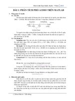 Thực hành audio video dùng malab