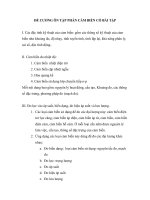 ĐỀ CƯƠNG ôn tập PHẦN cảm BIẾN có bài tập