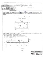 Đề Thi Cuối Kỳ Sức Bền Vật Liệu