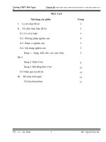 SKKN một số kỹ thuật tìm giá trị lớn nhất và nhỏ nhất trong vật lý 