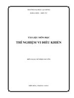 Thực tập vi điều khiển