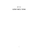 đề tài gốm thủy tinh