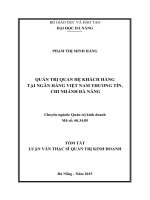 Quản trị quan hệ khách hàng tại ngân hàng việt nam thương tín, chi nhánh đà nẵng 