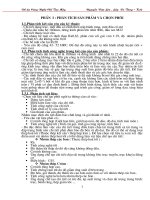 Đồ án Công Nghệ Chế Tạo Máy Phân tích sản phẩm chọn phôi