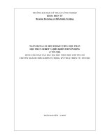 NGÂN HÀNG câu hỏi THI kết THÚC học PHẦN học PHẦN ROBOT và điều KHIỂN CHUYỂN ĐỘNG