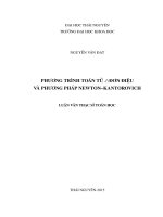 Phương trình toán tử j đơn điệu và phương pháp newton   kantorovich 