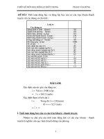 Tính toán động học động lực học cấu trục khuỷu-thanh truyền với thông số cho trước