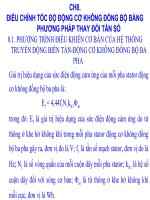 ch8  điều CHỈNH tốc độ ĐỘNG cơ KHÔNG ĐỒNG bộ BẰNG PHƯƠNG PHÁP THAY đổi tần số