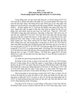 Báo cáo hiện trạng chung của Ngành công nghệ thông tin và truyền thông