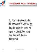 Quy Định Chung Về Hợp Đồng Kinh Doanh – Thương Mại