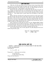 Đồ án môn học Chi Tiết Máy Chọn động phân phối tỷ số truyền Tính toán động học