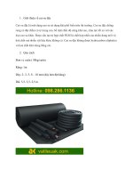 Những thông tin cơ bản về cao su đặc